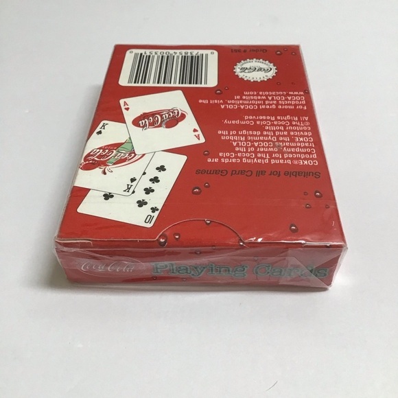 Coca Cola Playing Cards NEW SEALED Bicycle Brand Coke Soda Pop Retro - Picture 5 of 6